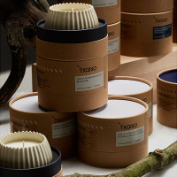 Свеча ароматическая Hugs and Cookies, 8 см, бежевый, серия Edge, TKANO, Россия_00814810048713299749.jpg