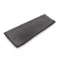 Блюдо прямоугольное Grey, 35.6 см, керамика, темно-серый, ROOMERS TABLEWARE, Нидерланды, 