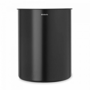 Контейнер для мусора, 15 л, нержавеющая сталь, черный, BRABANTIA, Бельгия, Touch BRABANTIA