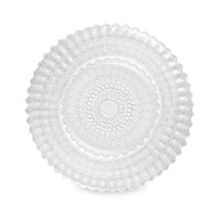Тарелка обеденная Beaded, 26.5 см, стекло, серия Helios, LE COQ, Италия