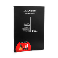 Набор из 3-х кухонных ножей с ножницами на деревянной подставке, серия Manhattan, ARCOS, Испания_00798290039097327080.jpg