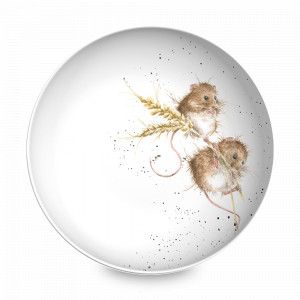 Тарелка для пасты «Забавная фауна Мыши», 22 см, костяной фарфор, белый, декор, серия Wrendale Designs, ROYAL WORCESTER, Великобритания, ROYAL WORCESTER (Великобритания)