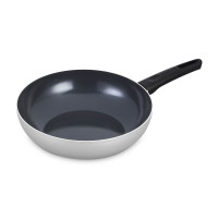 Вок Indu+, 28 см, алюминий, серый, BRABANTIA, Бельгия