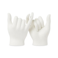 Набор из солонки и перечницы Pinky Swear, керамика, белый, серия Body, DOIY, Испания