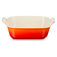 Форма для запекания квадратная Heritage, 2,8 л, керамика, оранжевый, серия Flame, LE CREUSET, Франция_00809660055531661488.jpg