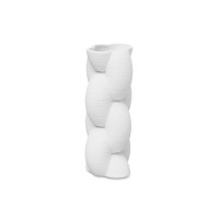 Ваза настольная Плетение, 29 см, керамика, белый, серия Vases, DECOR DE TABLE, Россия_00816950037701027794.jpg