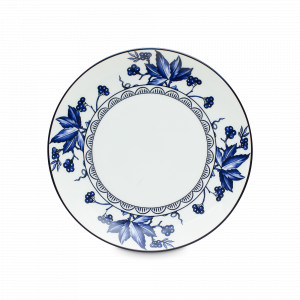 Тарелка десертная, 20 см, фарфор, белый, декор, HOMEFEEL, Россия, Тарелки