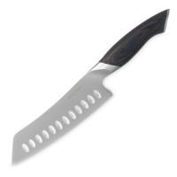 Нож поварской кухонный Сантоку, 17,8 см, серия Truffle, OKROSHKA, Россия