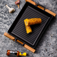 Противень рифленый на подставке, 32 х 26 см, чугун, черный, LAVA, Турция_00810220059832785547.jpg