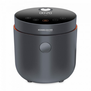 Пароварка -рисоварка, пластик, черный, ROMMELSBACHER, Германия, ROMMELSBACHER (Германия)