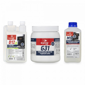 Набор чистящих средств для кофемашин 3-в-1 CLEAN BOX MAX, KAFFIT, Финляндия, KAFFIT (Финляндия)