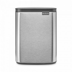 Контейнер для мусора, 7 л, нержавеющая сталь, стальной, матовый, серия BO, BRABANTIA, Бельгия, Мусорные ведра и корзины