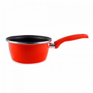 Ковш , 16 см, сталь, стеклоэмаль, красный, серия Pomodoro, VITRINOR, Испания, Ковшики для индукционной плиты