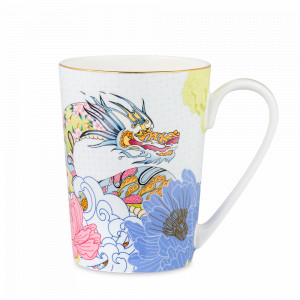 Кружка Decor de table, 540 мл, фарфор, белый, декор, серия Волшебный Дракон, DECOR DE TABLE, Россия, Большие кружки