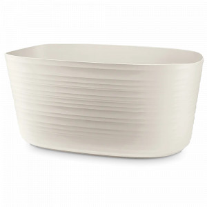 Кашпо для комнатных растений, 39 х 23 см, биопластик, молочный, серия Tierra, GUZZINI, Италия, Tierra GUZZINI