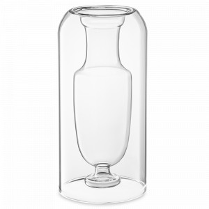 Ваза для цветов, 25 см, стекло, прозрачный, серия Muse, BERGENSON BJORN, Великобритания, BERGENSON BJORN (Великобритания)