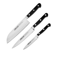 Набор из 3-х кухонных ножей поварская тройка, серия Clasica, ARCOS, Испания