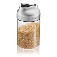 Диспенсер для сахара или молока Tip, 12 см, 180 мл, нержавеющая сталь, стекло, GEFU, Германия_00818750063362205161.jpg