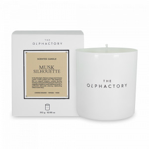 Свеча ароматическая «Musk Silhouette», 60 часов горения, воск, стекло, серия The Olphactory, AMBIENTAIR, Испания, Ароматы для дома