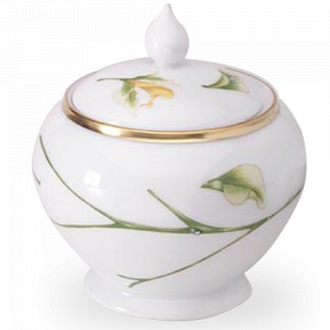 Сахарница 270 мл, декор Jardin de flore, MEDARD DE NOBLAT, Франция, Большая распродажа. Скидки до -60%