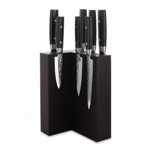 Набор из 7-и кухонных ножей на подставке из дуба, серия Zen, YAXELL, Япония, YAXELL (Япония)