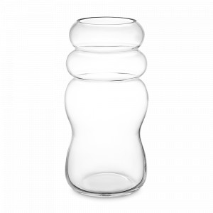 Ваза Swell, 27 см, стекло, прозрачный, BERGENSON BJORN, Великобритания, BERGENSON BJORN (Великобритания)