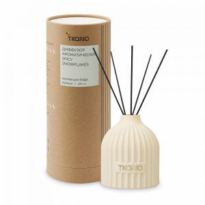 Диффузор ароматический Spicy Snowflakes, 200 мл, бежевый, серия Edge, TKANO, Китай, Ароматы для дома