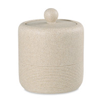 Банка для хранения Loup, 430 мл, полирезин, бежевый, серия Bath, BERGENSON BJORN, Великобритания