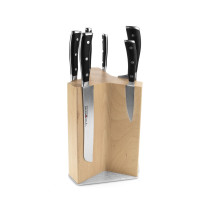 Набор из 6-ти кухонных ножей на подставке из бука, серия Classic Ikon, WUESTHOF, Золинген, Германия_00800340063188216420.jpg