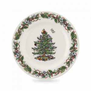 Тарелка закусочная «Эксклюзив», 20 см, фаянс, декор, серия Рождественская ель, SPODE, Великобритания, SPODE (Великобритания)