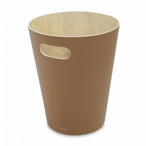 Контейнер мусорный, 7.5 л, 28 см, дерево, коричневый, серия Woodrow, UMBRA, Канада, UMBRA (Канада)