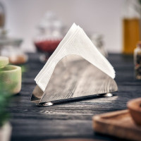 Салфетница Mary, 17 см, нержавеющая сталь, стальной, WALMER, Великобритания_00812230038982431429.jpg