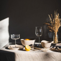 Тарелка обеденная SABLE, 26 см, керамика, бежевый, серия Brume, GUY DEGRENNE, Франция_00810330041140523927.jpg