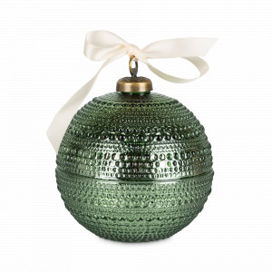 Шкатулка Шар, 13 х 11 см, стекло/металл, зеленый, серия New Year, ANNA LAFARG, Китай, Шкатулки