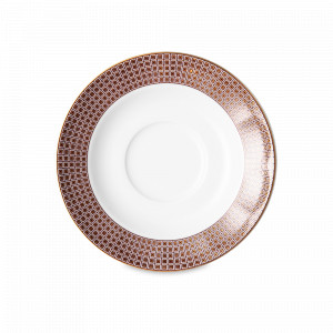 Блюдце , 14 см, фарфор, белый, золотой, серия Soren Gold, WALLENDORFER, Германия, Кофейные пары