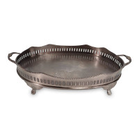 Поднос овальный Bronze, 44 см, латунь, бронзовый, ROOMERS TABLEWARE, Нидерланды