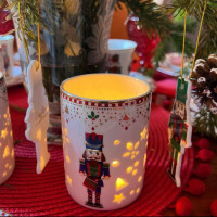 Набор из 3-х подсвечников, 6.5 х 9 см, фарфор, серия Щелкунчик, EASY LIFE (R2S), Италия_00813820001864469034.jpg