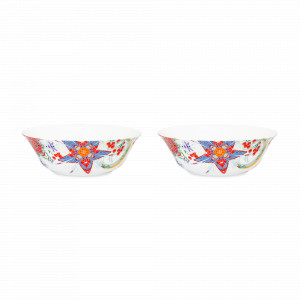 Набор из 2-х салатников порционных, 15 см, фарфор, белый, декор, серия Счастливая Звезда, MIX&amp;MATCH HOME, Китай, MIX & MATCH (Народная Республика Бангладеш)