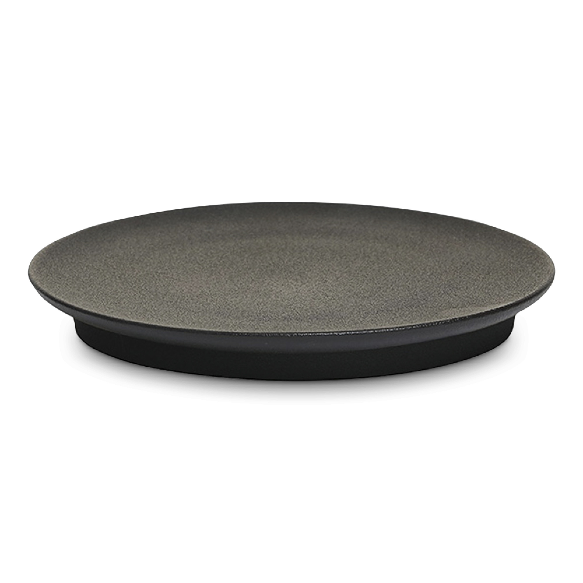 L9716-ZINI ROOMERS TABLEWARE, Тарелка обеденная Black, 25 см