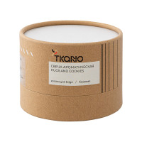 Свеча ароматическая Hugs and Cookies, 8 см, бежевый, серия Edge, TKANO, Россия_00814810048693403450.jpg