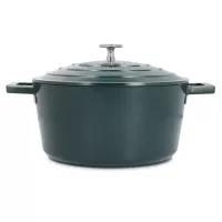 Кастрюля с крышкой , 4 л, 24 см, литой алюминий, зеленый, серия MasterClass, KITCHEN CRAFT, Великобритания, 