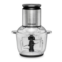 Измельчитель , 2 л, стекло, пластик, стальной, ROMMELSBACHER, Германия