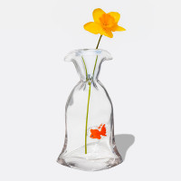 Ваза для цветов Goldfish, 22 см, стекло, DOIY, Испания_00822820053632868938.jpg