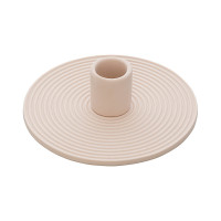 Подсвечник , 12 см, керамика, бежевый, серия Essential, TKANO, Россия_00813870054593602176.jpg