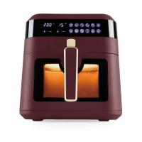 Аэрогриль электрический, 6.3 л, пластик, матовый бордо, серия Leonardo, BERLINGER HAUS, Венгрия_00820860058789185478.jpg