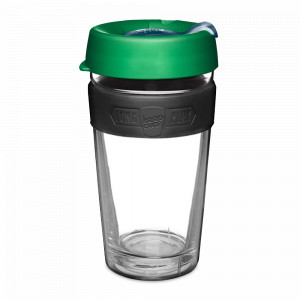 Кружка дорожная Longplay Brew L, закаленное стекло, пластик, 454 мл, серия Elm, KEEPCUP, Австралия, KEEPCUP (Австралия)