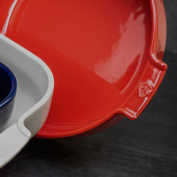 Форма круглая для запекания, 27 см, 2.1 л, керамика, красный, серия Red, PEUGEOT CERAMIC, Франция_00810710043978563176.jpg