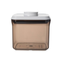 Набор из 3-х контейнеров для хранения с вакуумной крышкой, 850 мл, 1.5 л, 2.5 л, пластик, коричневый, серия Click, WO HOME, Германия_00814690055552001406.jpg