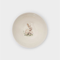 Салатник порционный, 16 см, 700 мл, фарфор, белый, декор, серия Bunny, ANNA LAFARG, Китай_00822230085952552429.jpg