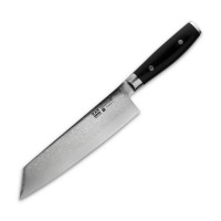 Профессиональный поварской кухонный нож, Kiritsuke 20 см, дамасская сталь, серия Ran, YAXELL, Япония